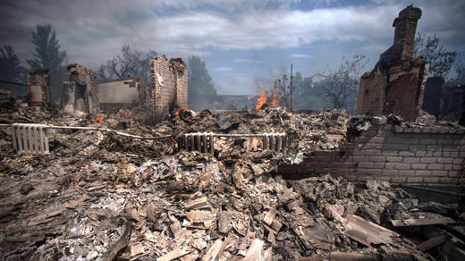Destruction en Ukraine Destruction en Ukraine