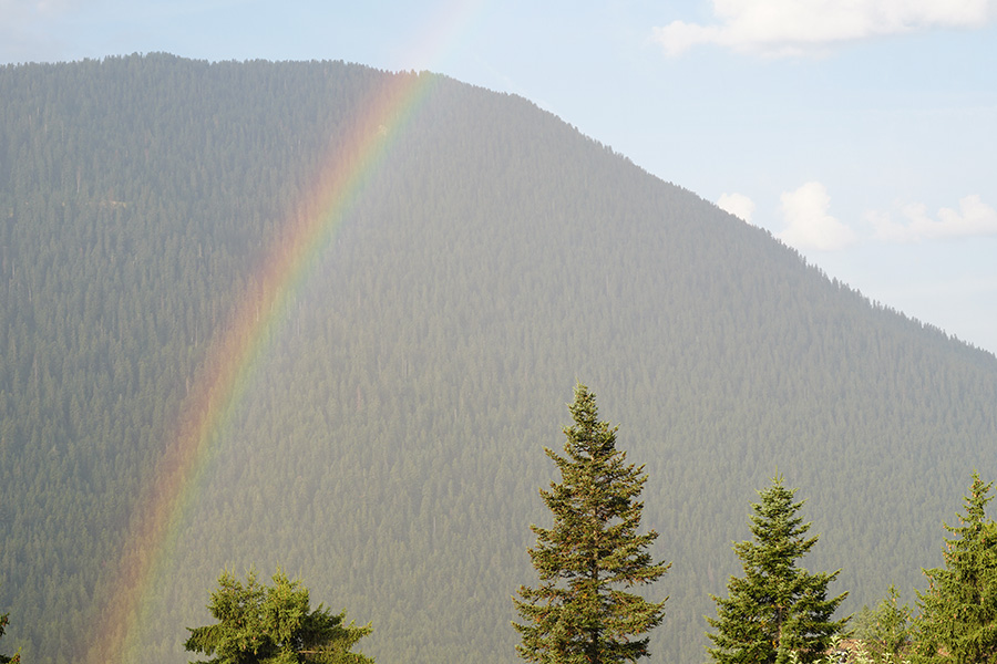 Le chemin de l'arc-en-ciel Arc-en-ciel