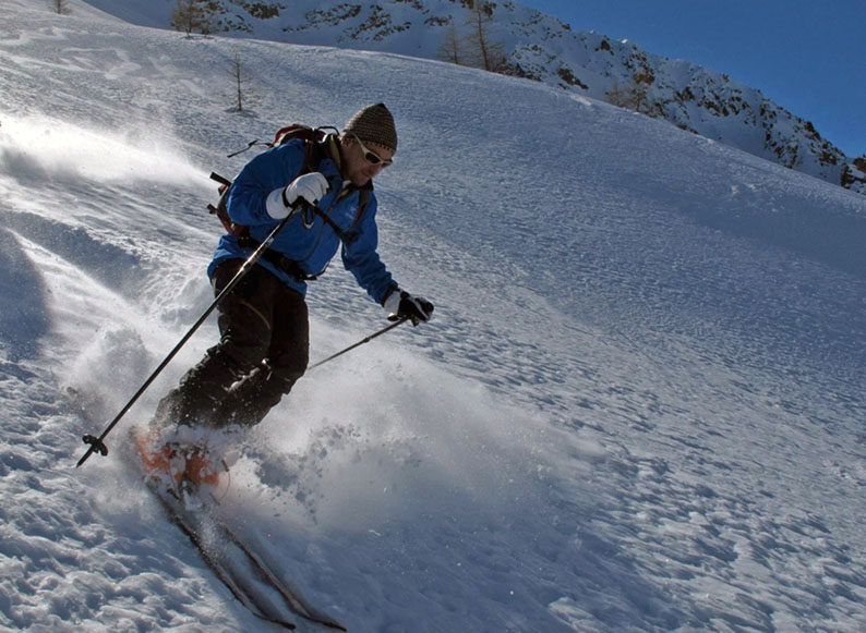 Descente depuis Champex (Suisse) Descente Champex