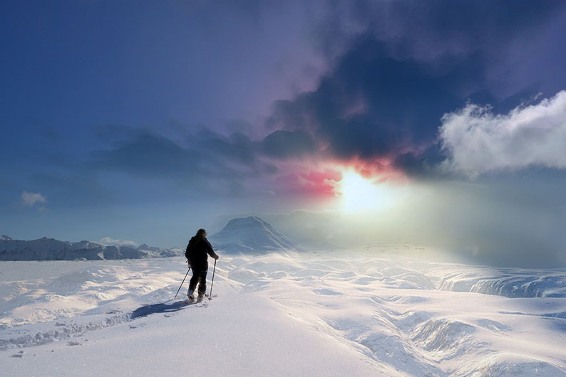 Randonnée en laponie Cheminement méditatif