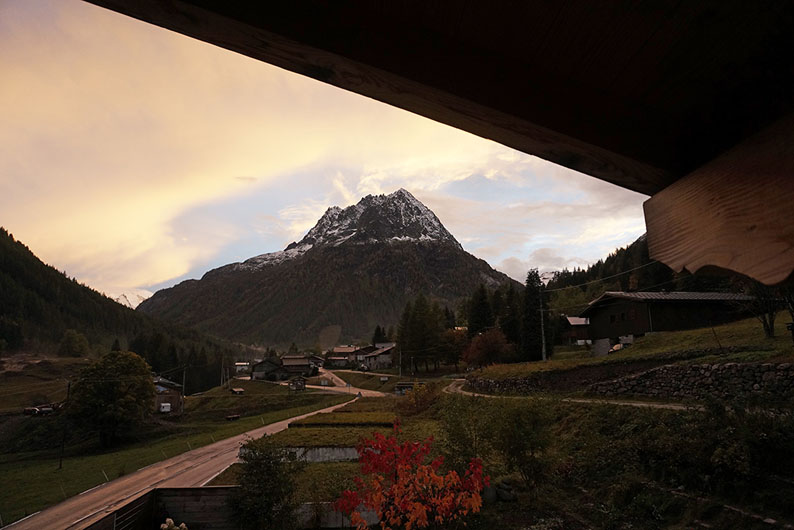 Retour au chalet (Vallorcine) Retour au chalet